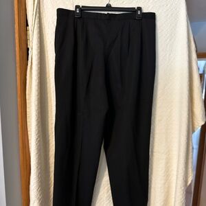 BARRY BRICKEN 100% Wool Lined Black Trousers